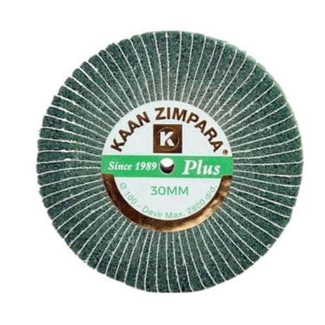 Kaan Plus Motor Zımparası Yeşil Broseli 30 mm