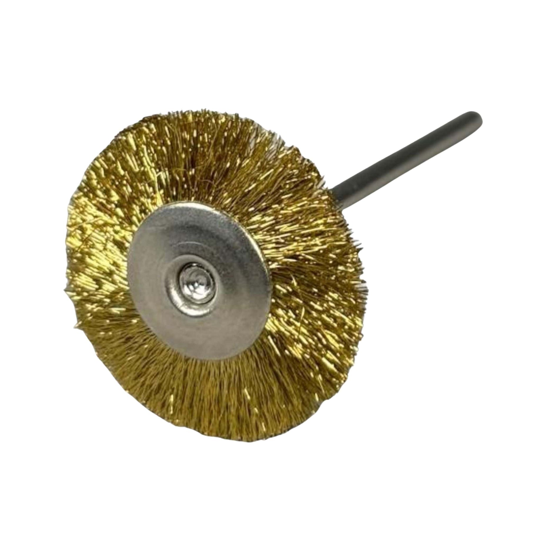 Sarı Mandrenli Yuvarlak Tel Fırça 22 Mm