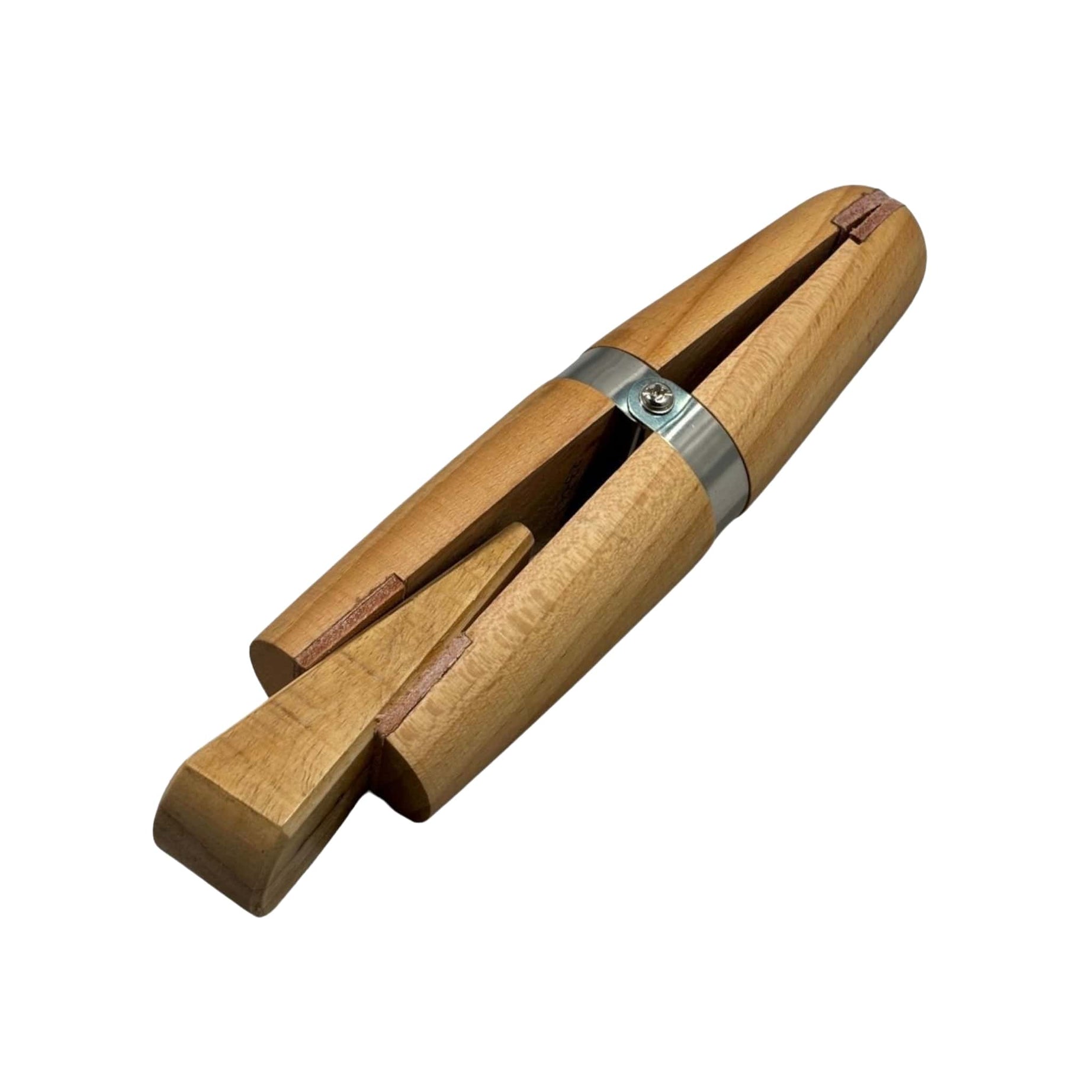 Тиски с деревянным клином 